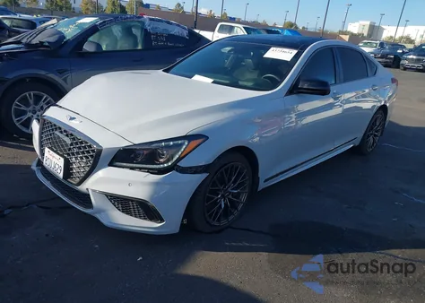 2018 Genesis G80 3.3T Sport из США, поврежденный, VIN KMHGN4JB0JU254319